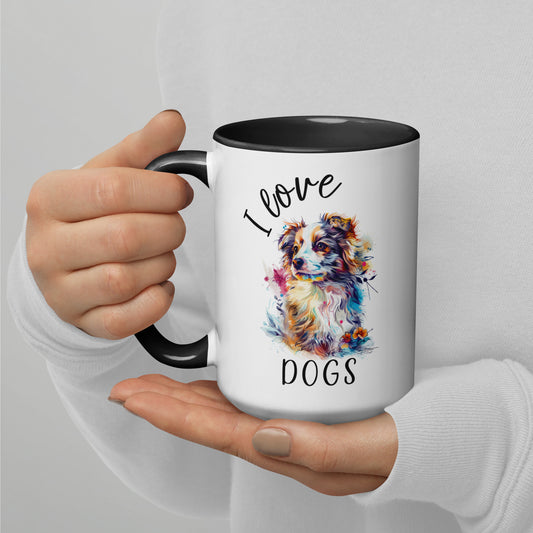 Dog Lovers - Mug with Color Inside